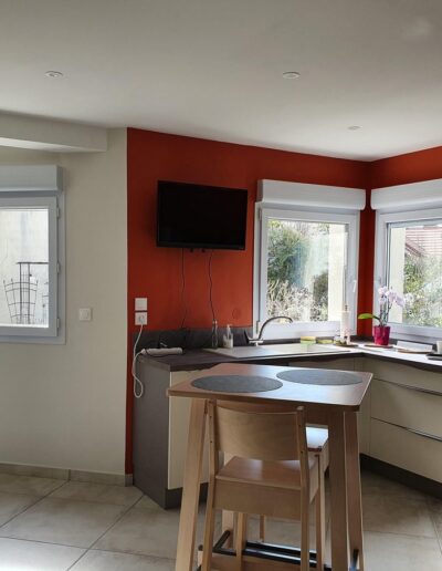 Lm peinture centre - photo chantier cuisine