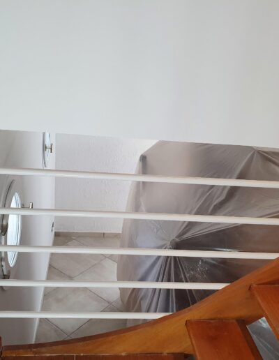 Lm peinture centre - photo chantier escalier