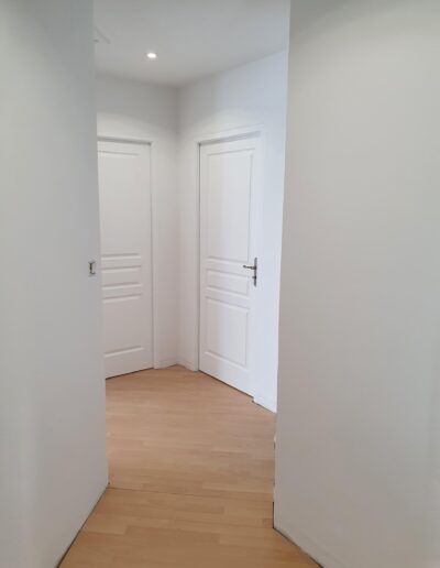 Lm peinture centre - photo chantier couloir